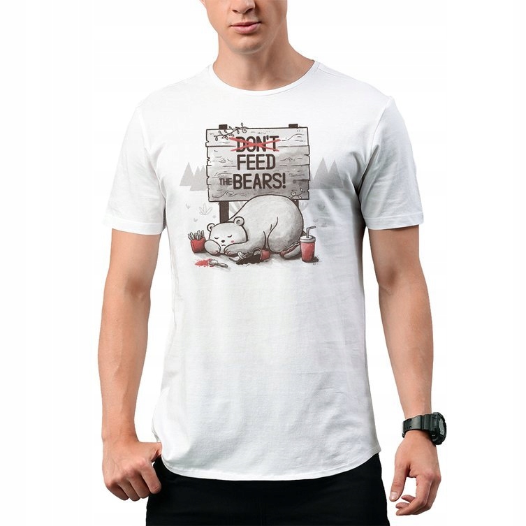 

Koszulka T-Shirt Don't Feed The Bears XL