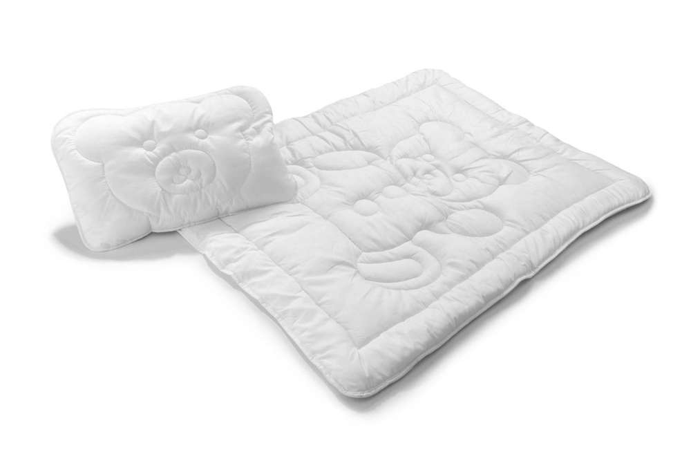 

Kołdra Do Łóżeczka Dziecięca 100x135 Poduszka Miś