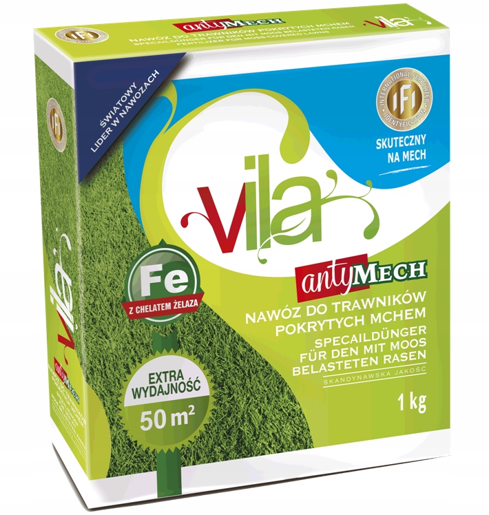 

Nawóz do trawy trawnika z mchem Vila AntyMech 1kg