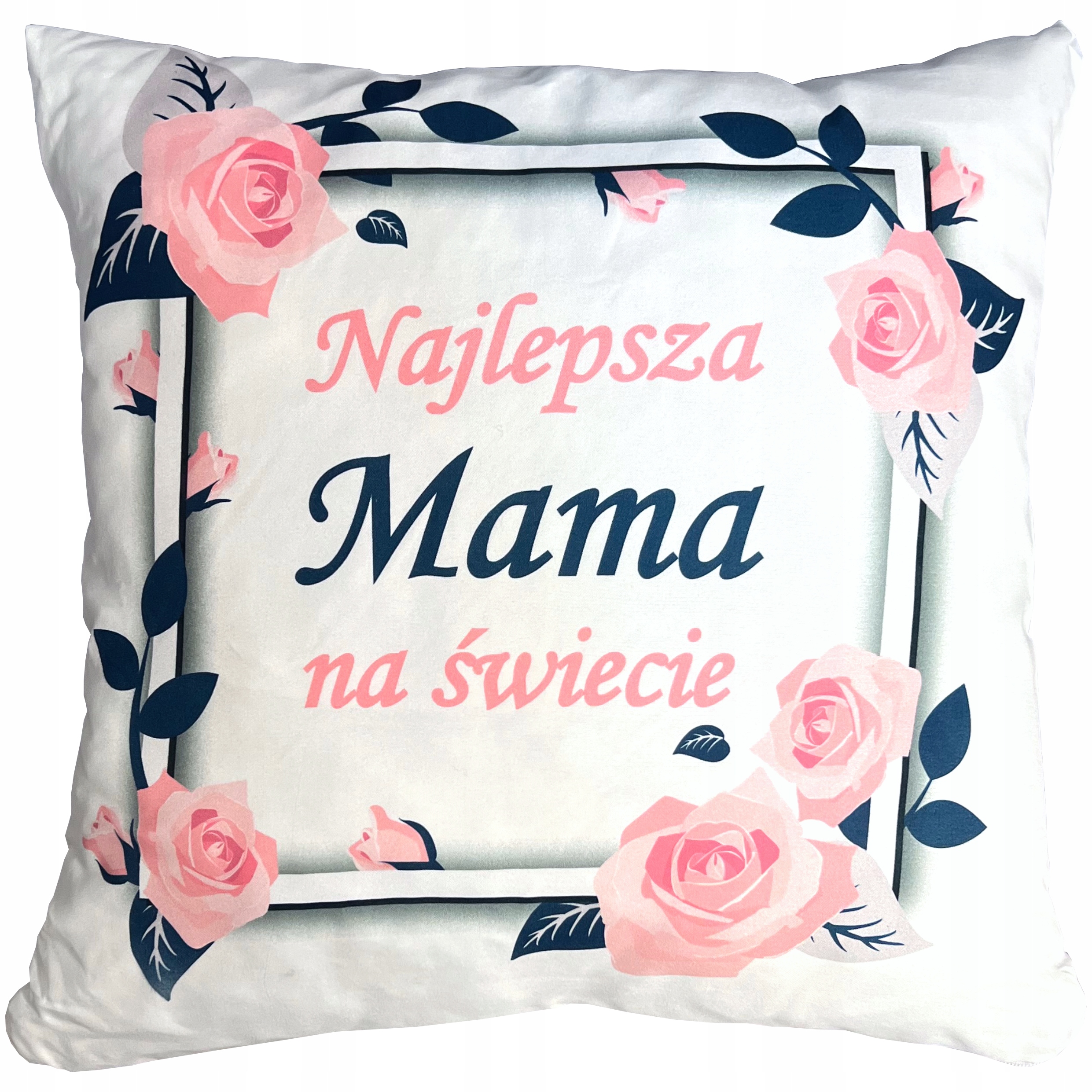 

na Dzień Mamy poduszka jasiek z nadrukiem