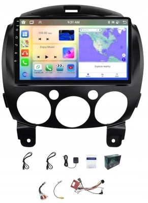 Autorádio S Navigací Carplay Mazda 2 2007-2014 Bt Wifi Android 4GB 64GB