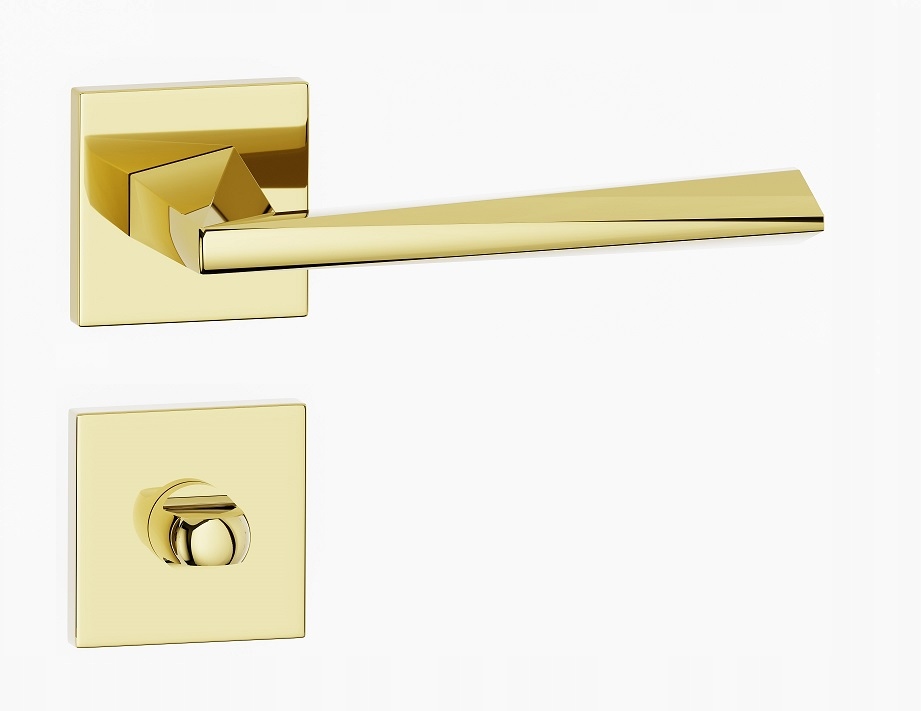 italská klika Toscania zlatá s rozetami Wc