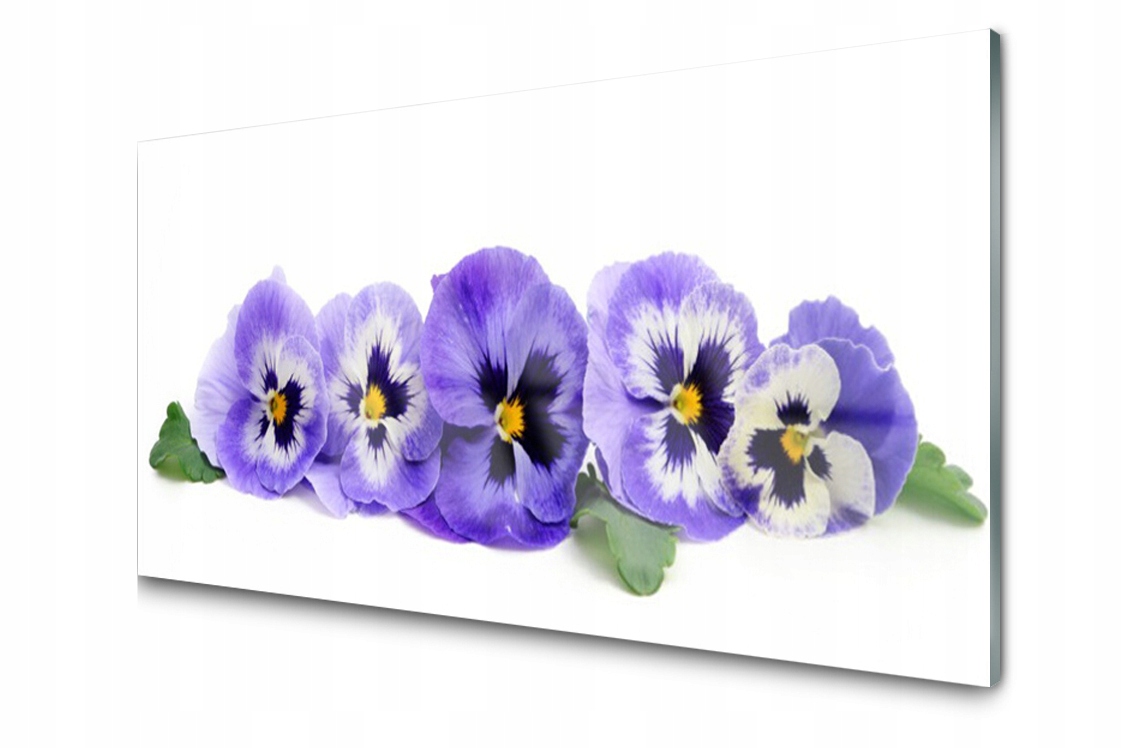 

Panel szklany Płytka Płatki Kwiat Bratki 100x50