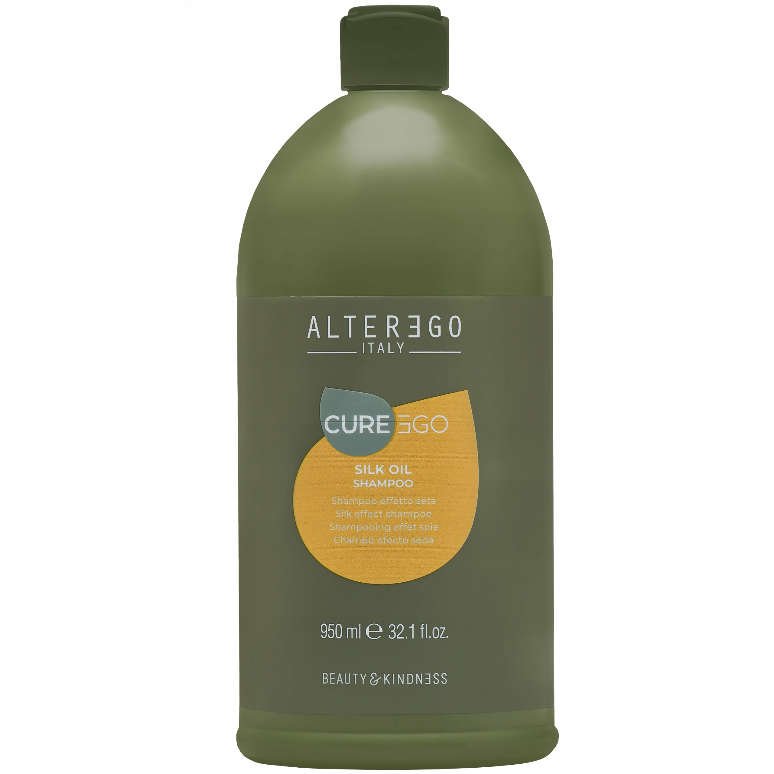 Alter Ego CureEgo Silk Oil Shampoo, 950 ml, vyhlazující šampon na vlasy