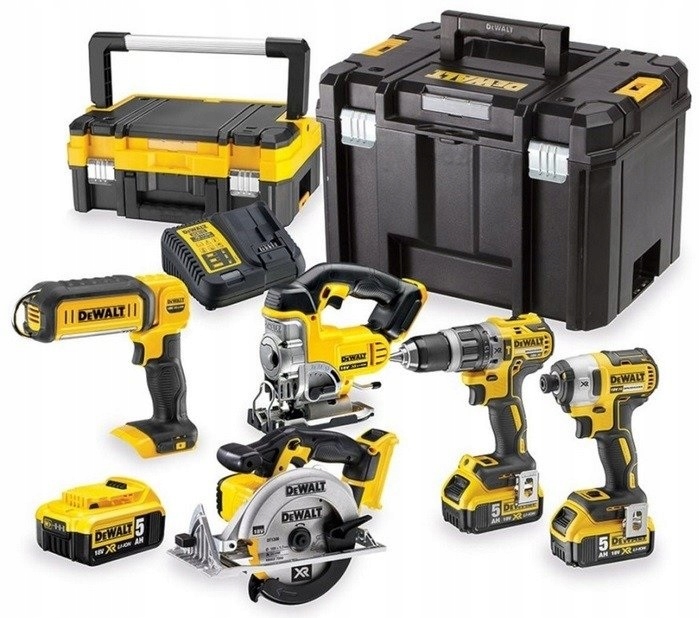 Zestaw 18V DeWalt DCK551P3T 3 akumulatory 18V/5.0Ah