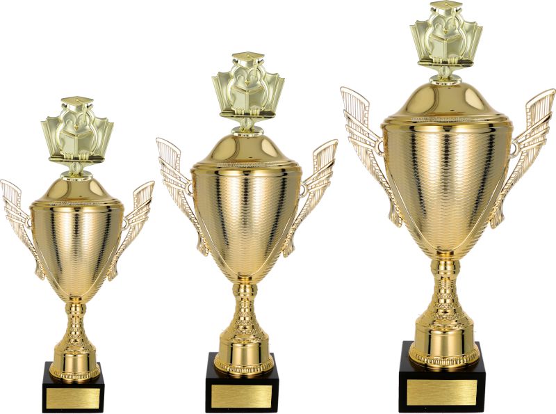 Sada pohárů Škola Sova Žák Student 46-40-35 cm gravírky Bonus