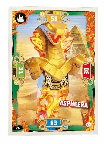 Karta Lego Ninjago Seria 5 Numer 074