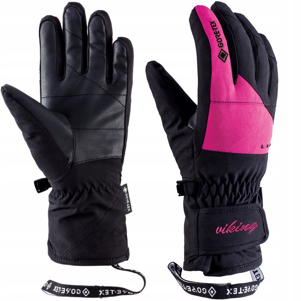 Rękawice narciarskie damskie Viking Sherpa Gore-Tex Pink 6