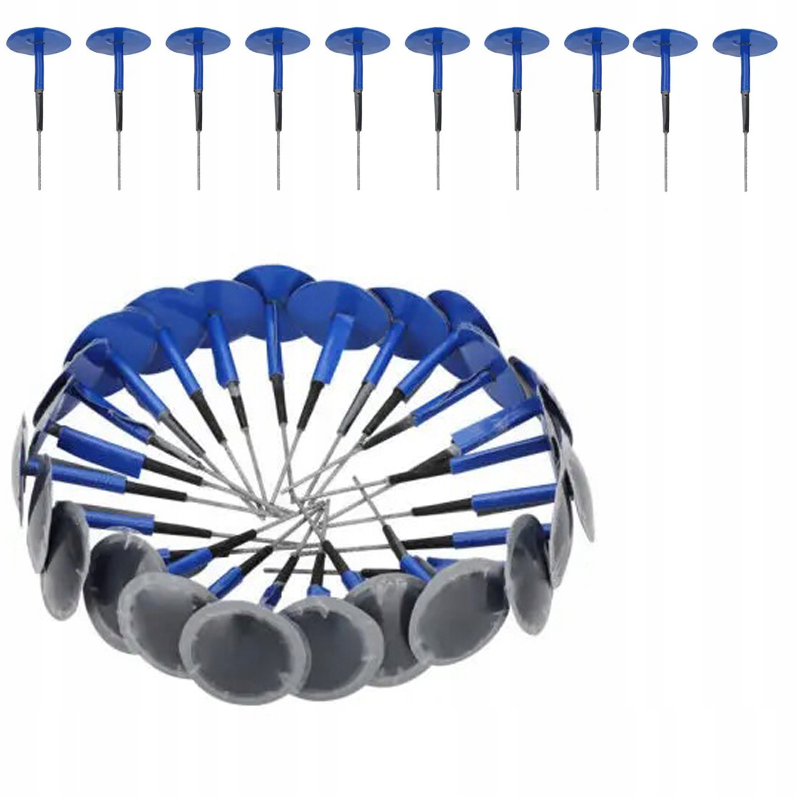 Kołki Do Opon Łatki Do Ogumienia 4,5 MM Z Łatką 10 Szt Do Naprawy Opon Kół