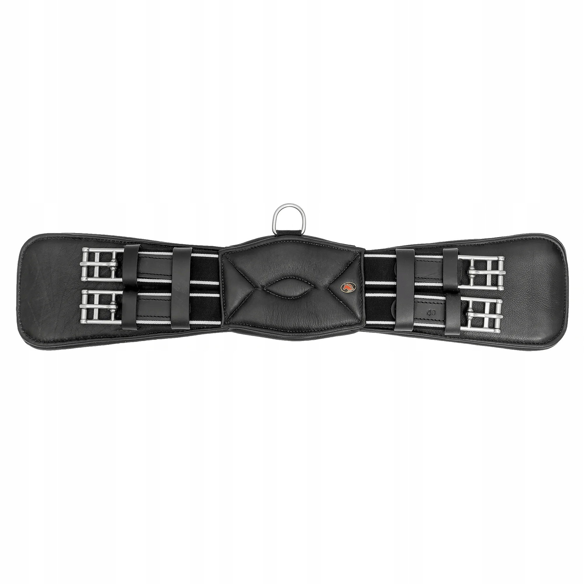Jezdecký pás Start ProfileSoft elastic kožený černý 75 Dr