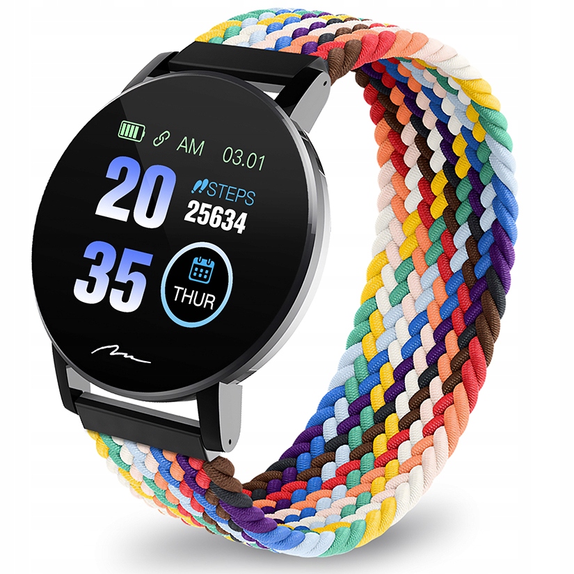 SMART-WATCH ACTIVE-BAND Thaiti MT871 BT PULS CIŚNIENIE NATLENIENIE krwi SEN Złącza brak