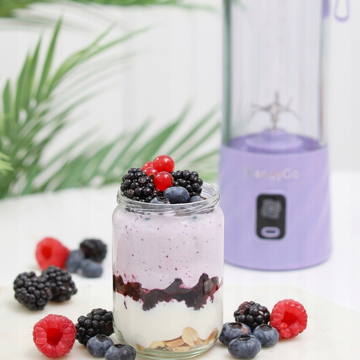 ORYGINALNY Blender Kielichowy BlendyGo 3 250 W Bezprzewodowy Mikser Czarny Model 3