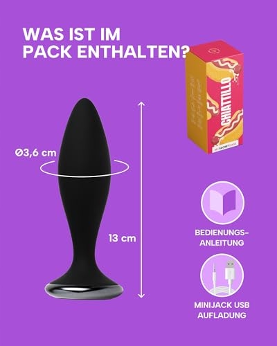 MYSECRETCASE Wibrator Analny Dla Mężczyzn i Kobiet Zdalnie Sterowany Plug — miniatura 5