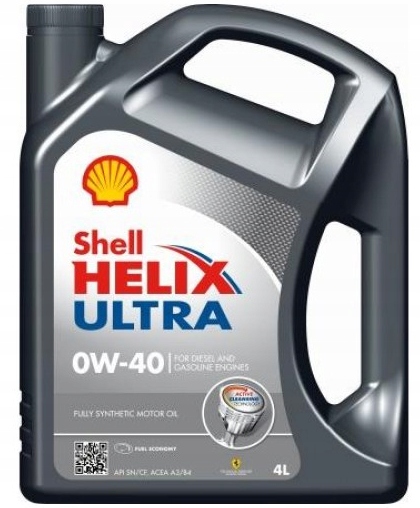 Olej silnikowy Shell Helix Ultra 0W40 4L normy: Renault Vw Skoda Seat Audi