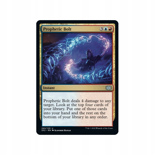 Mtg 2x Prophetic Bolt (Uncommon)