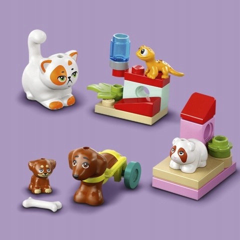 Адвент-календарь LEGO Friends 42668 2025, 24 сюрприза: 5 мини-кукол и 5 зверюшек, 237 деталей — фото 7