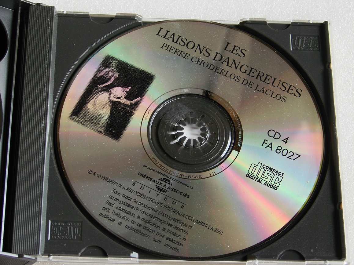 Choderlos de Laclos Les Liaisons Dangereuses 2xCD ISBN 92278837843461