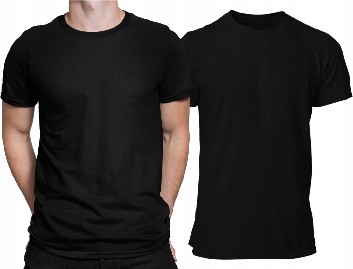 

T-shirt Koszulka męska Bawełna 180g Czarna XL