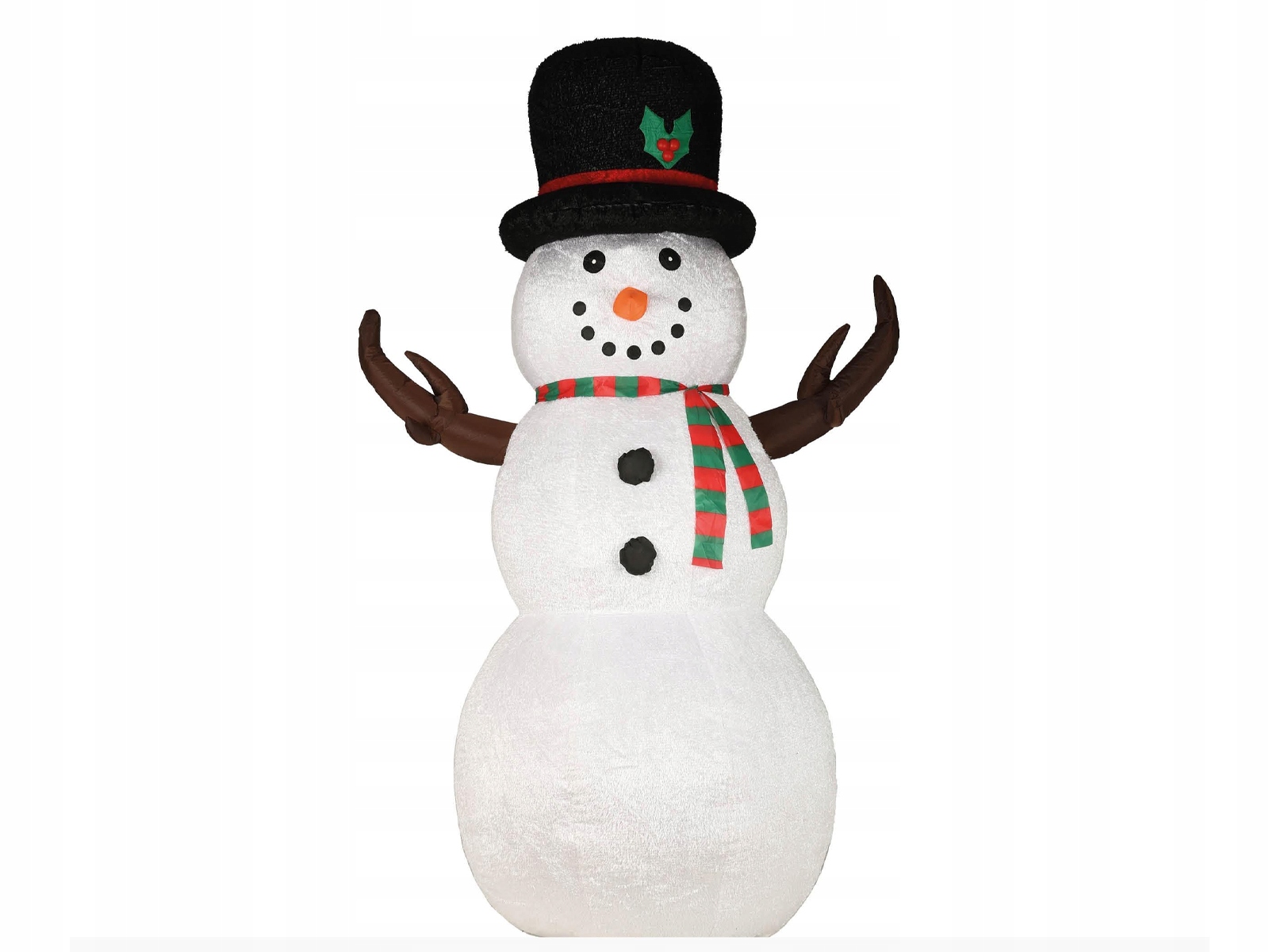 Dekorácia nafukovací Snehuliak 260 cm