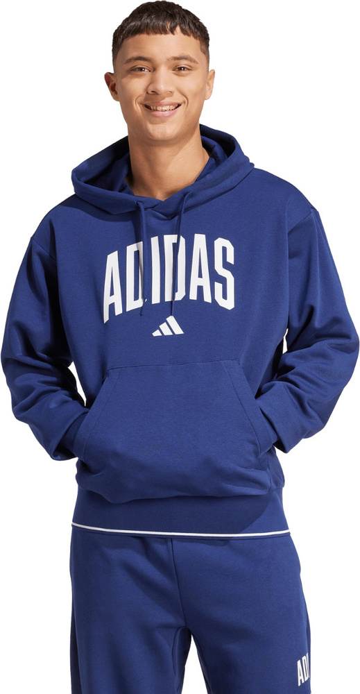 Pánská Mikina Adidas Collegiate Hoodie Tmavě Modrá KC3874 vel. XL