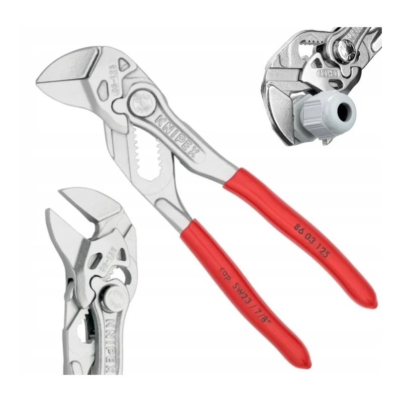 Szczypce klucz nastawny do rur 125 mm Knipex (8603125)