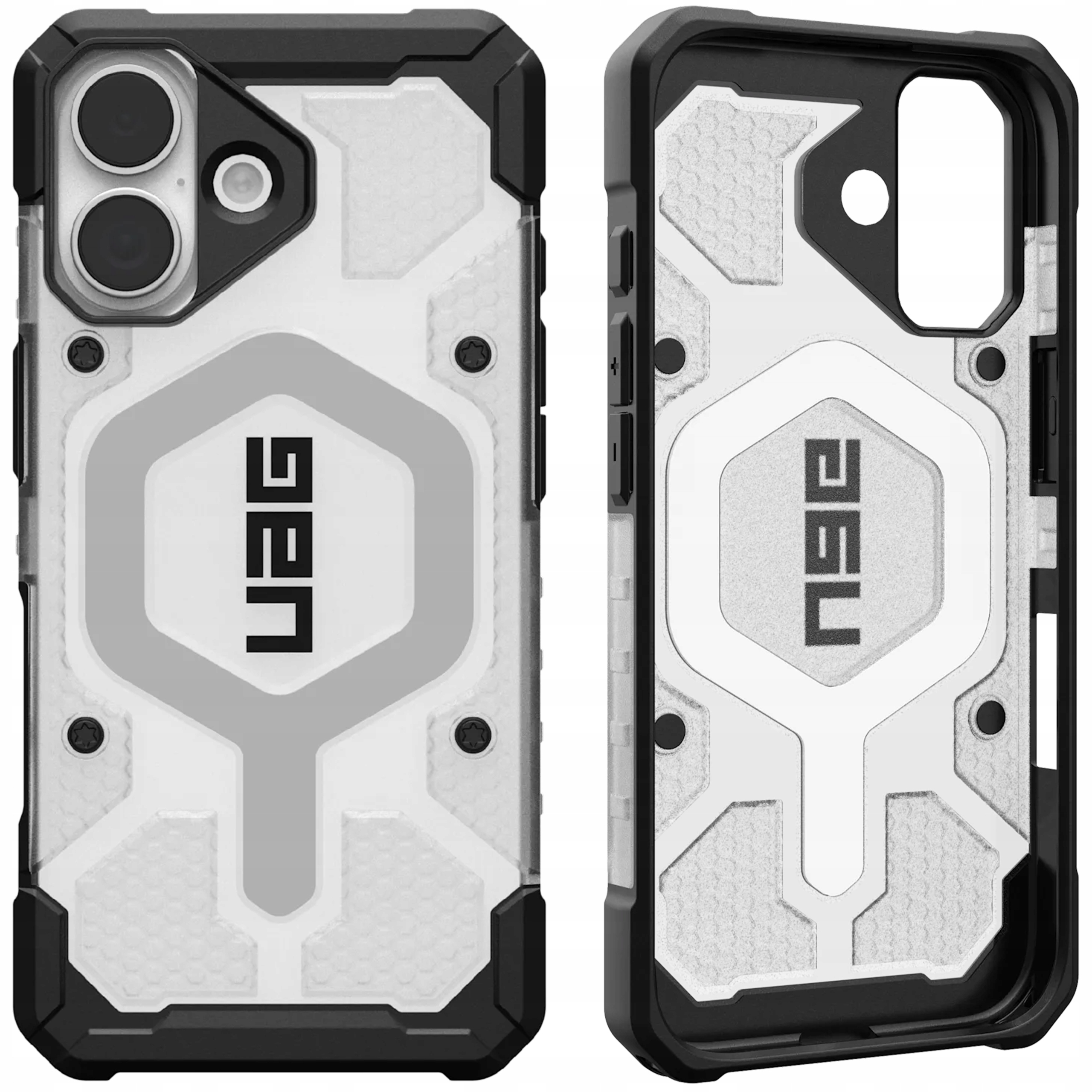 Uag Pathfinder Clear Case Etui Pancerne z MagSafe do iPhone 17 Obudowa