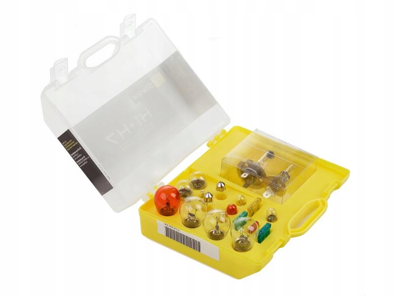 

Zestaw Zasobnik Komplet Żarówek H7 H1 12V 19 el.