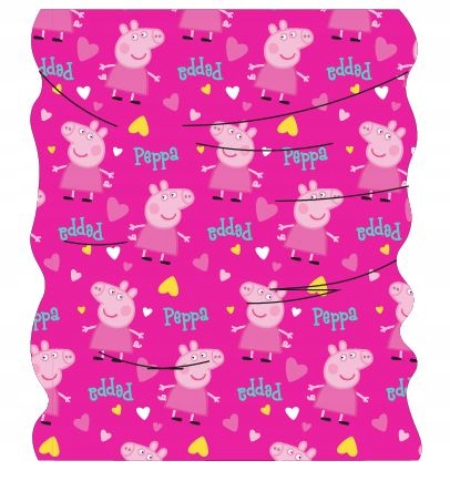 KOMIN ŚWINKA PEPPA SZALIK CHUSTA MASECZKA LALECZKI