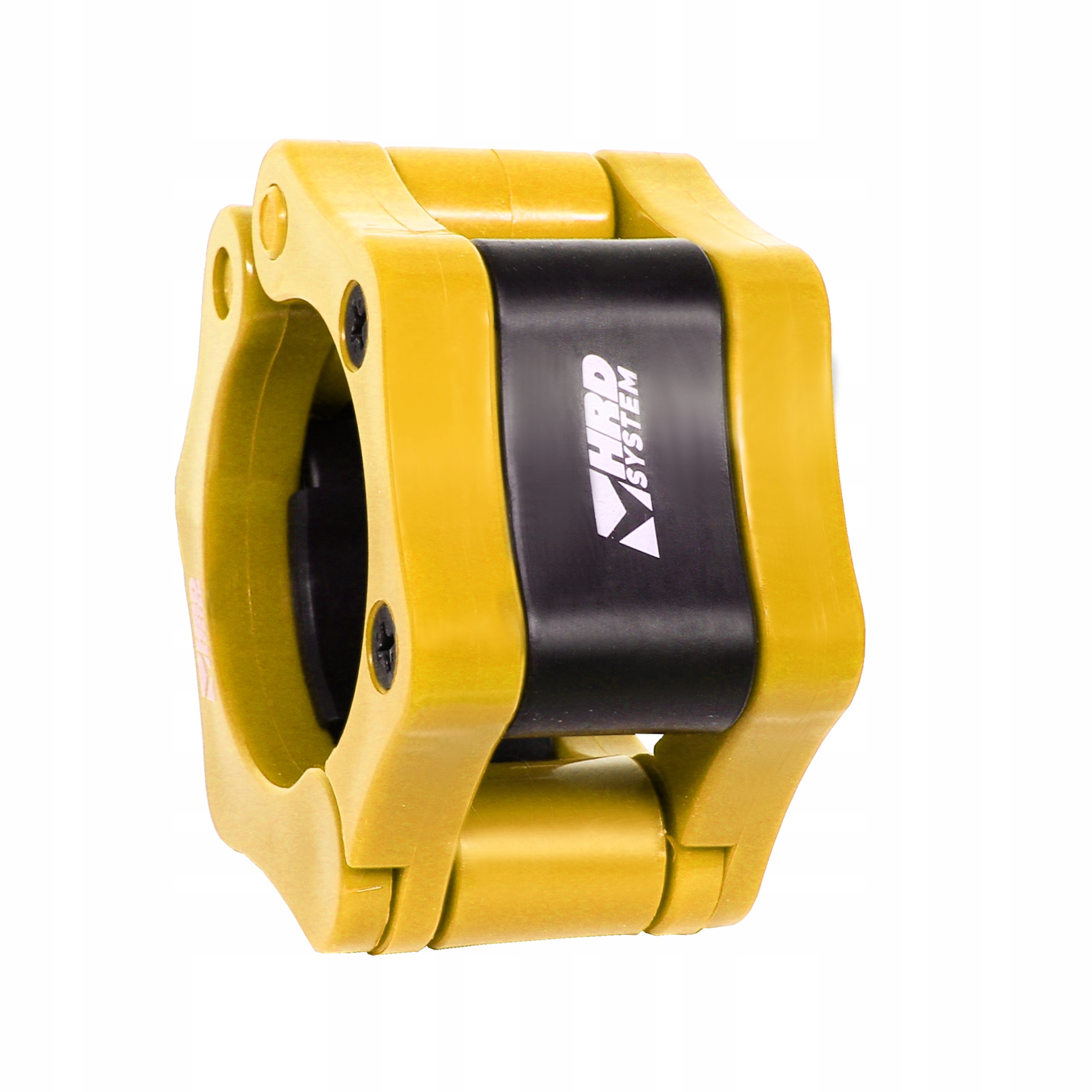 HRD SYSTEM ZACISKI NA GRYF OLIMPIJSKI 50MM SZTANGĘ HG 2 SZT. ŻÓŁTE Model H0029