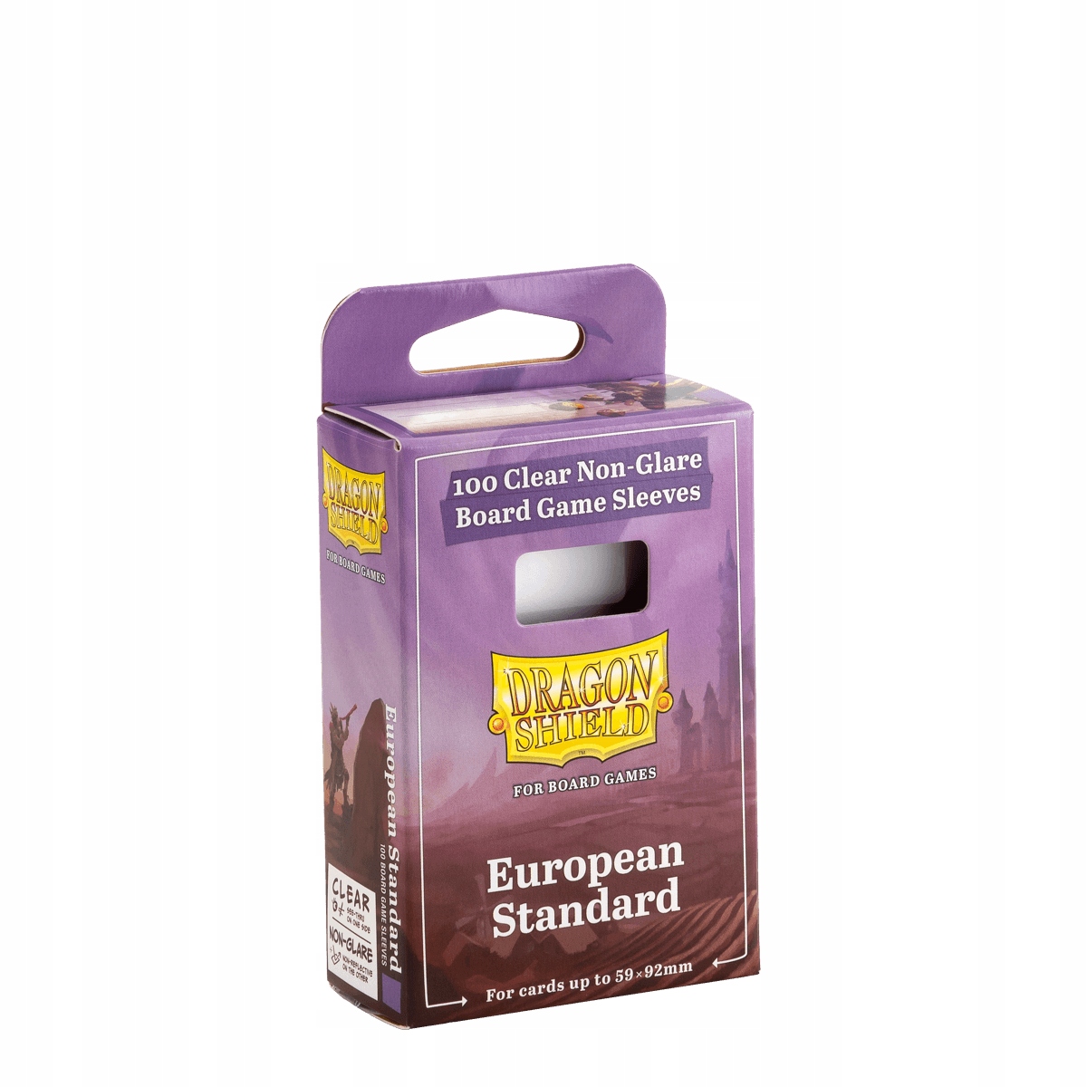 European Standard 59x92mm Koszulki do gier planszowych Clear/NonGlare