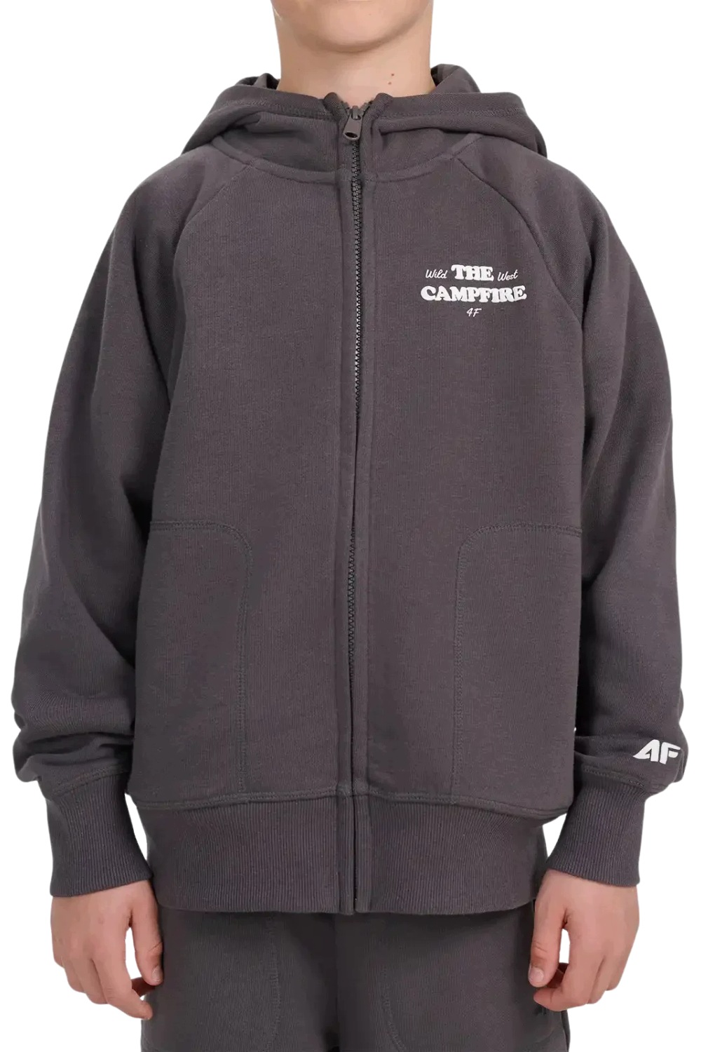 Bluza dresowa rozpinana sportowa chłopięca 4F r. 152