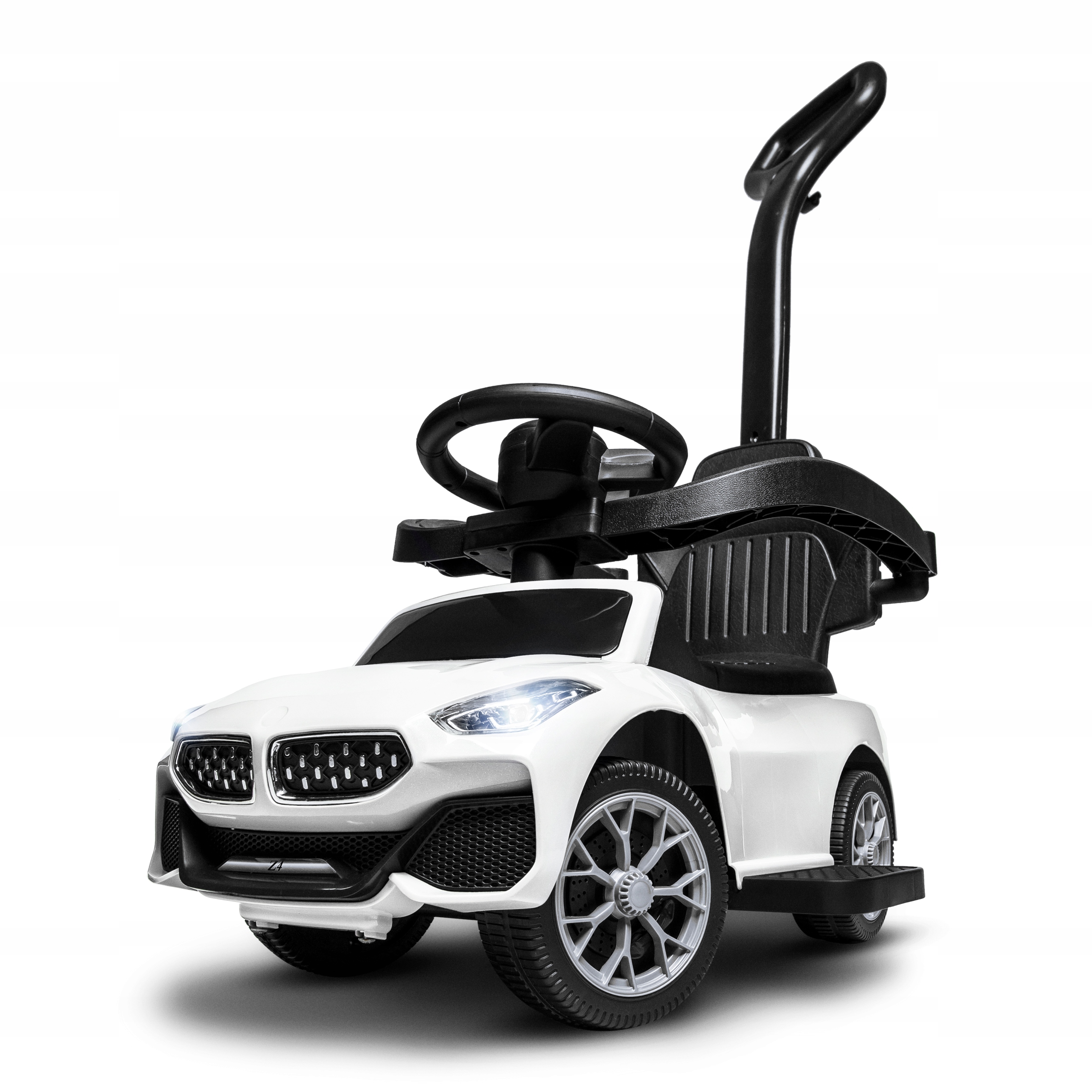 Roadster Z4 Jeździk Pchacz dla dziecka Led skrętna rączka na roczek