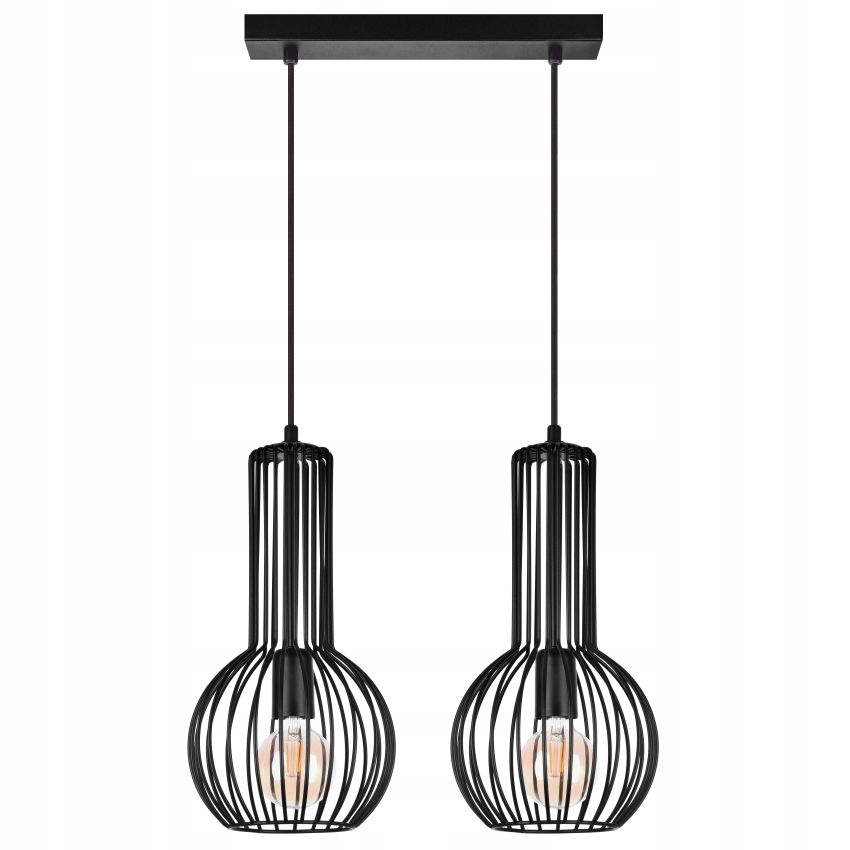 Bongo 2 Závěsná lampa Loftová, drátěná, 2xE27