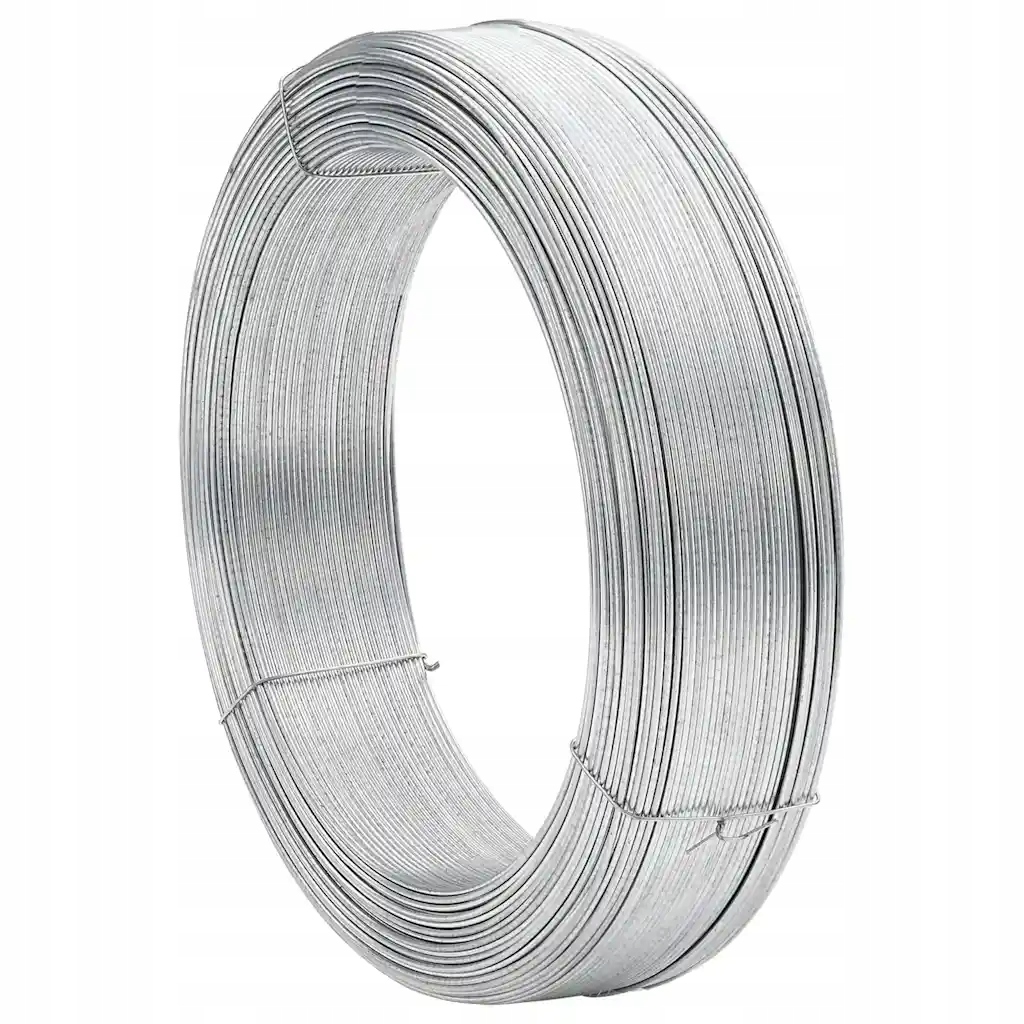 Drát z galvanizované oceli pro ploty, 250 m, průměr 2,5 mm, stříbrný