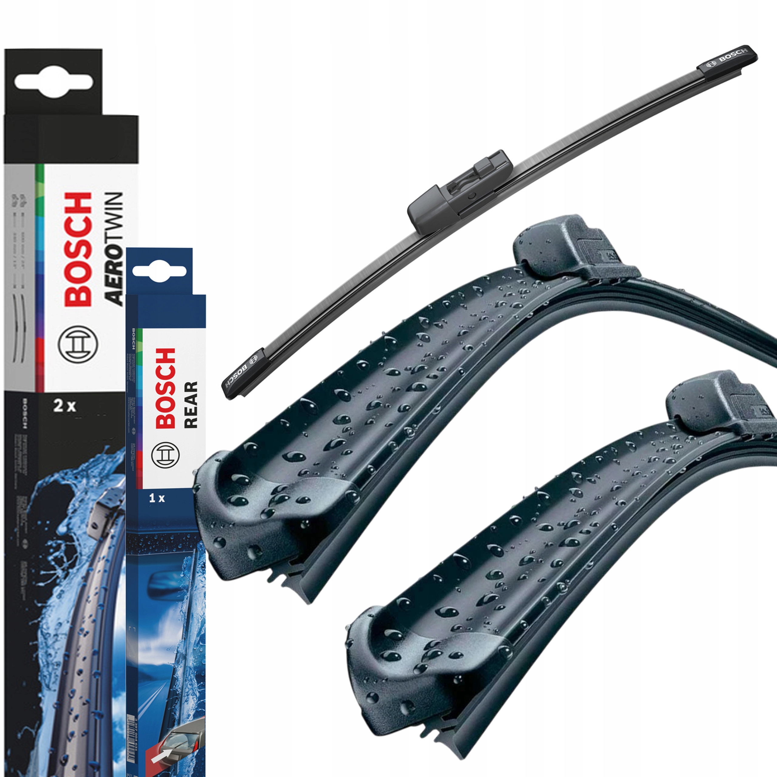 Bosch Wycieraczki Aerotwin Przód Tył Do Vw Golf 7 VII Polo AW1