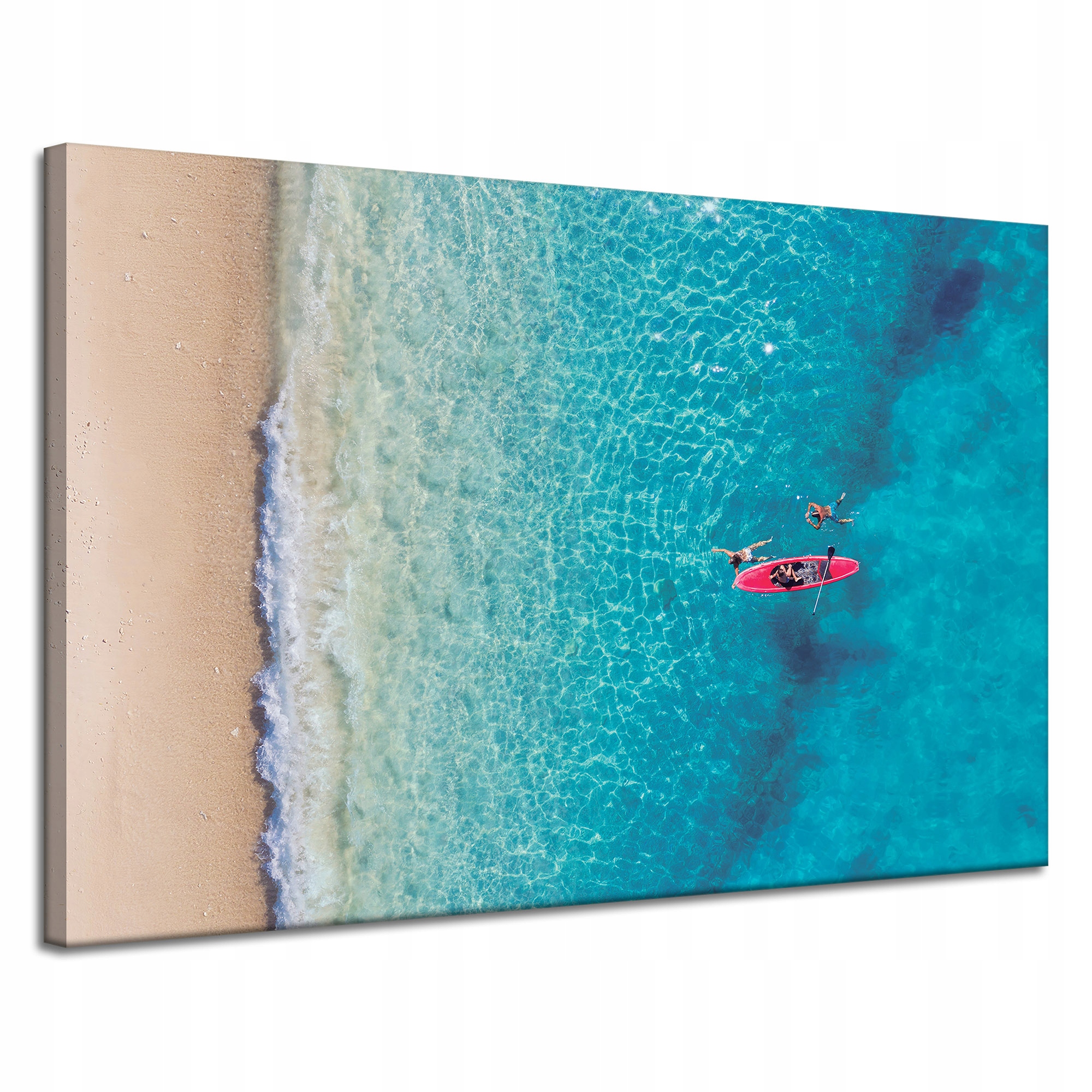 Obraz na plátně Odpočinek Lidé Pláž Voda 120x80 cm