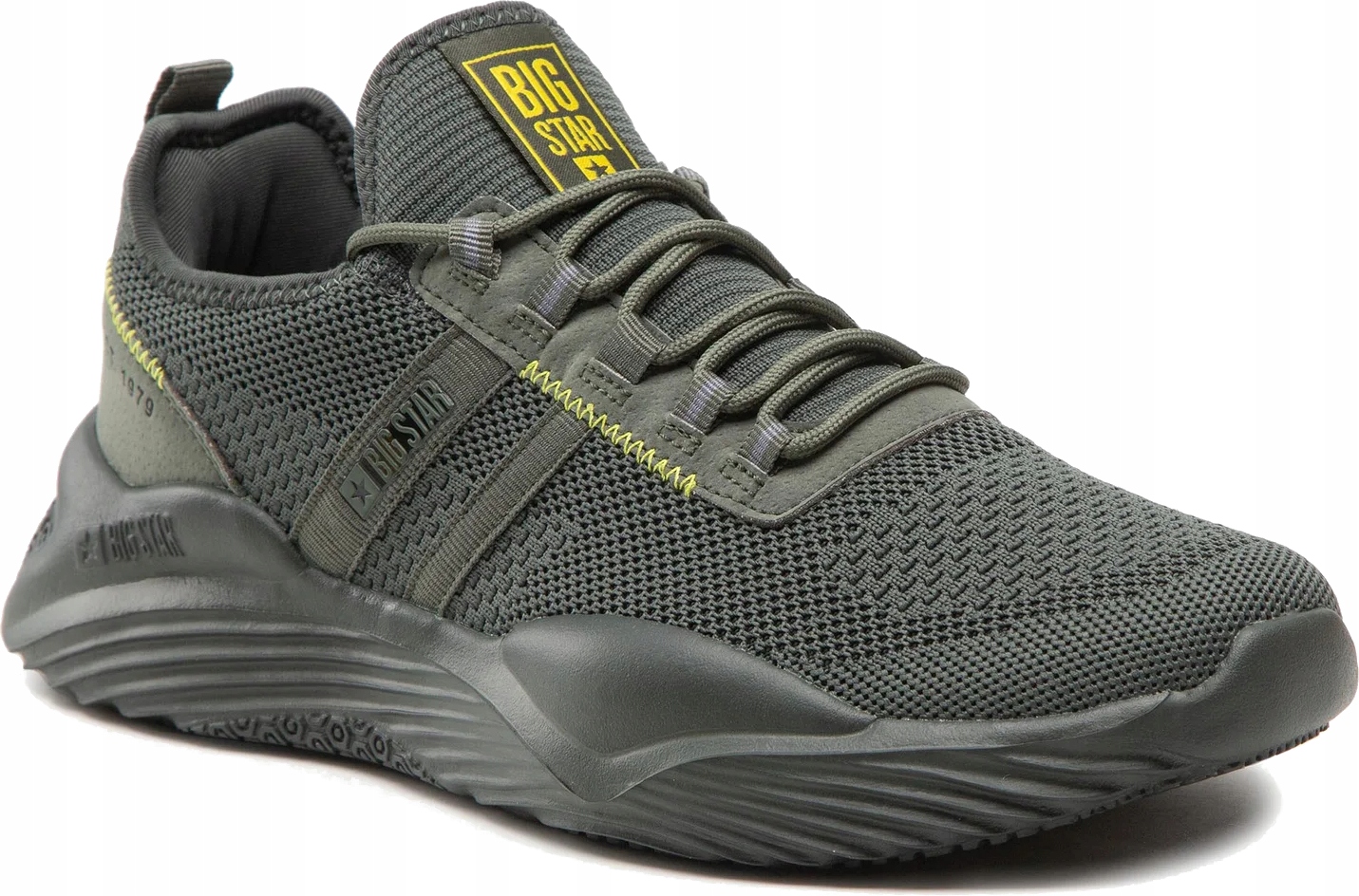 Męskie buty Big Star KK174256 khaki 45