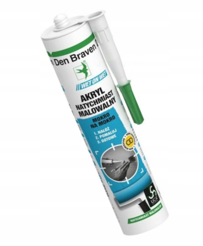 

Den Braven Akryl Natychmiast Malowalny Biały 300ml