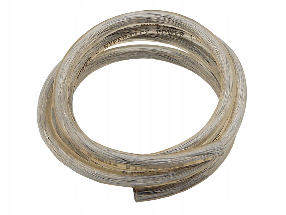 SOLIDNE KABLE PRZEWODY 8mm2 do WZMACNIACZA TUBY SKRZYNI BASOWEJ ZASILANIE Model CK-P08