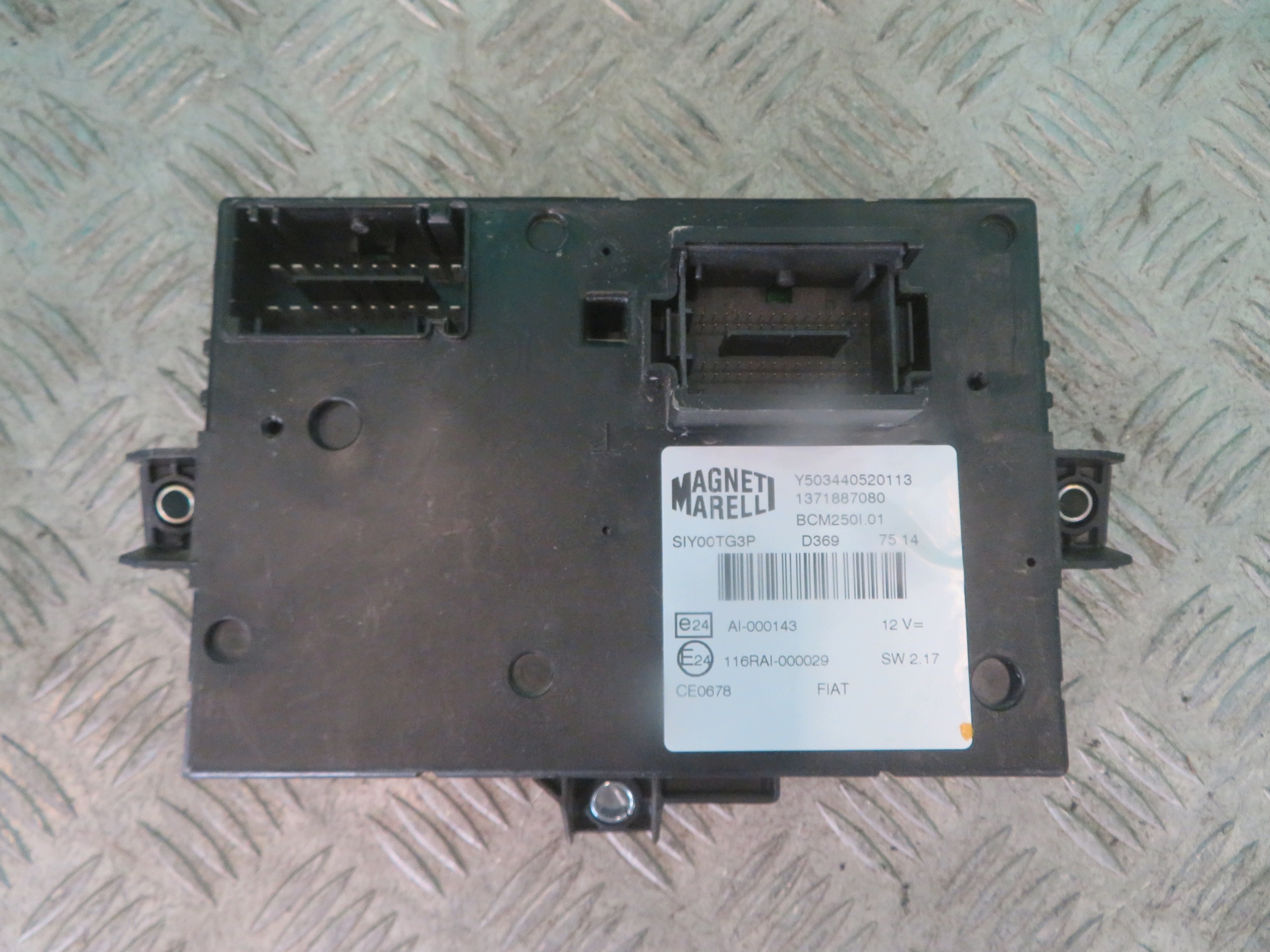 control unit module BSI JUMPER BOXER DUCATO 14R 1371887080