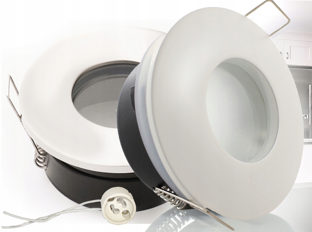 Oprawa Halogenowa Sufitowa LED Z GNIAZDEM GU10 Zasilanie sieciowe