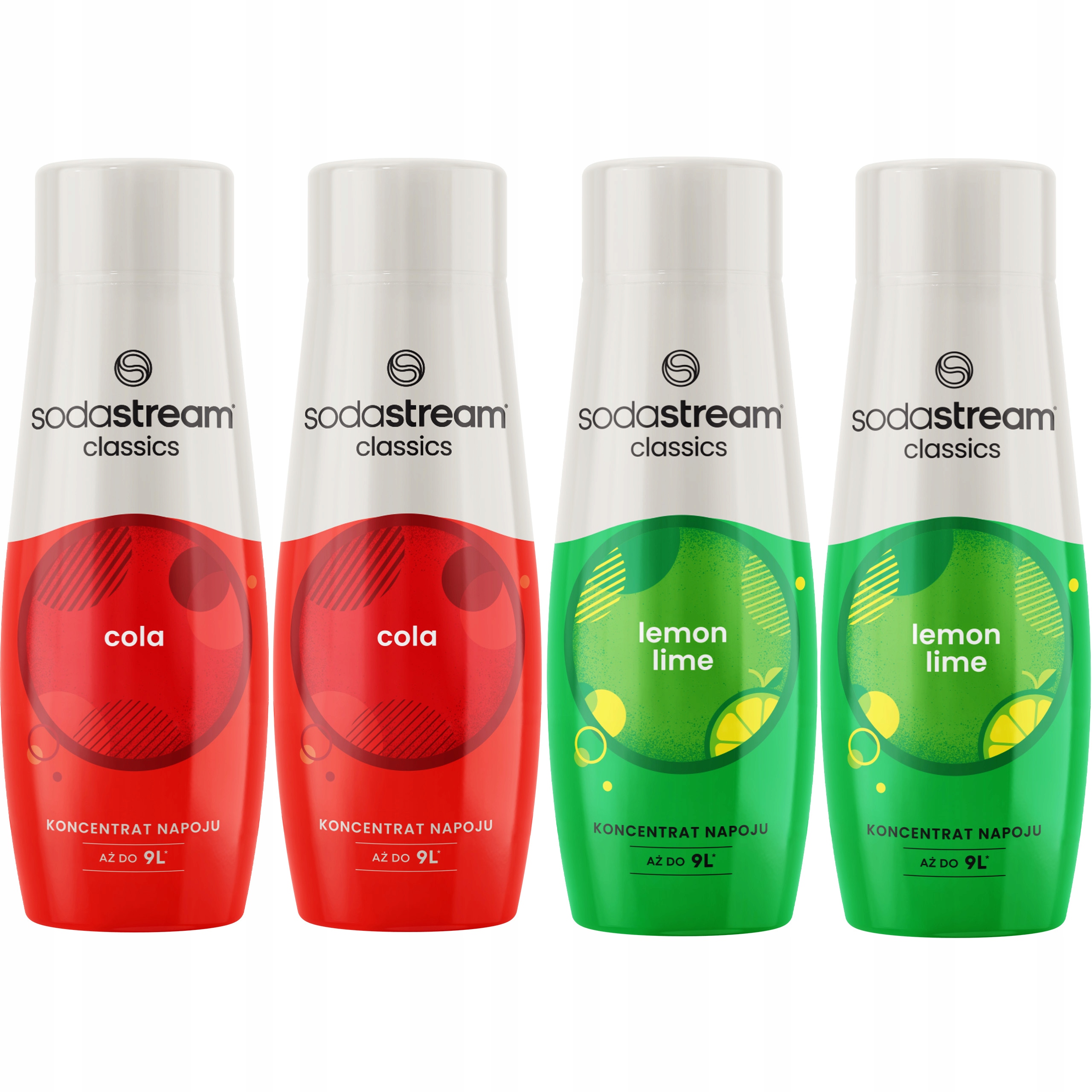 Levně Sodastream Sada koncentrátů 2xCola 2xLemon-Lime.