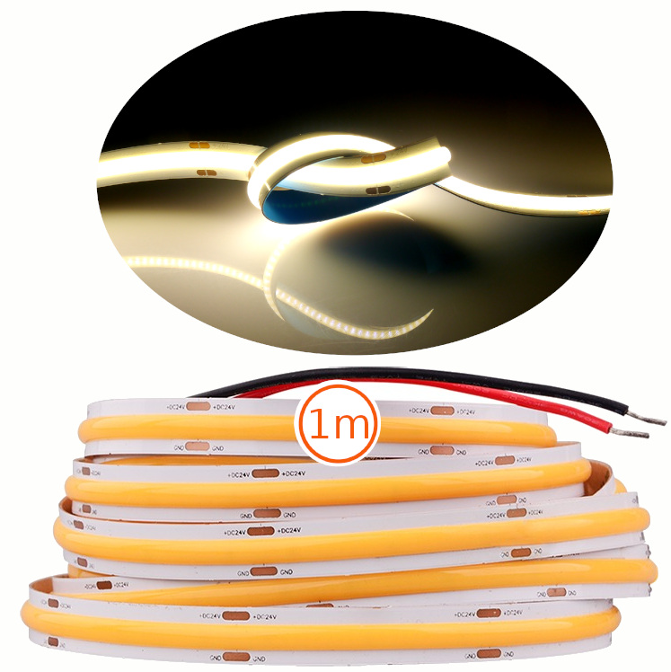 TAŚMA led COB 24V 8W profesjonalna 320 diod/m CRI >90 dzienna 4000K