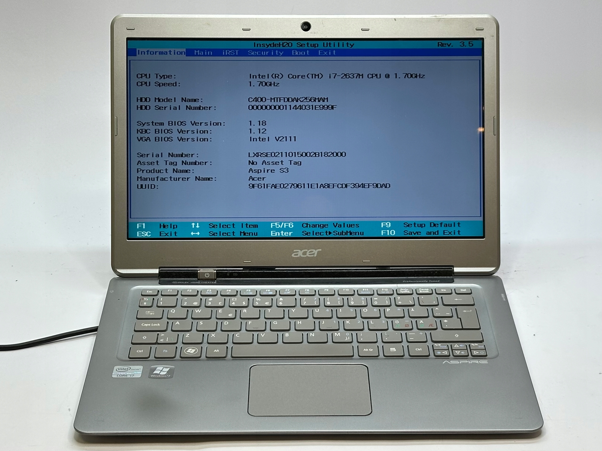 【ACER】Aspire S3  ノートPC Office2021 Acer Aspire S3 S3-951-F34C 価格比較 - 価格.com