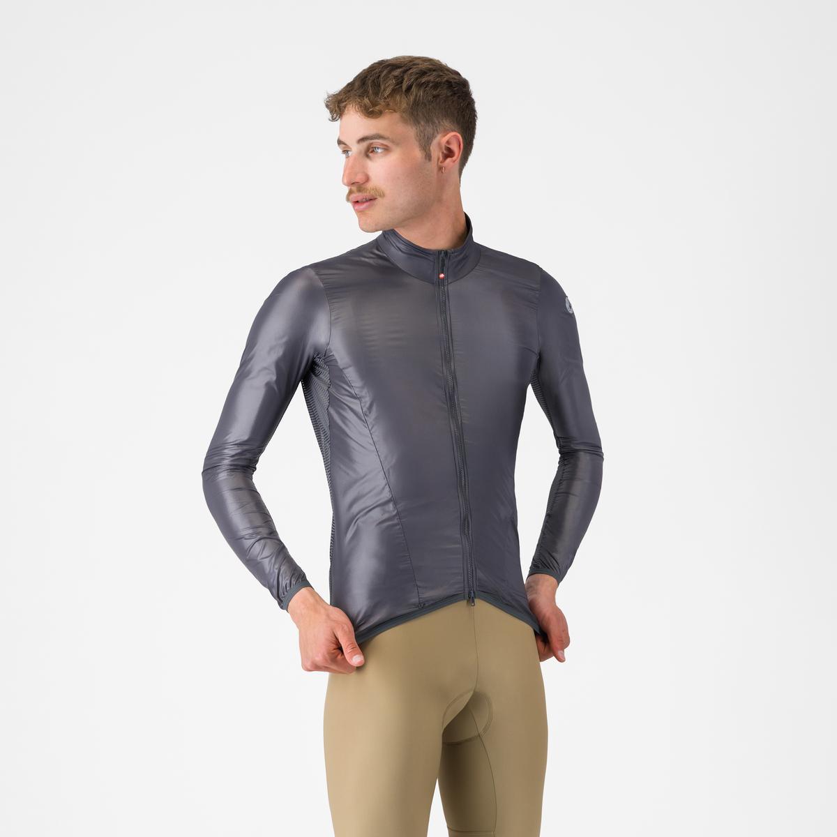 Kurtka kolarska Castelli Aria Shell 2 dark gray, rozmiar M