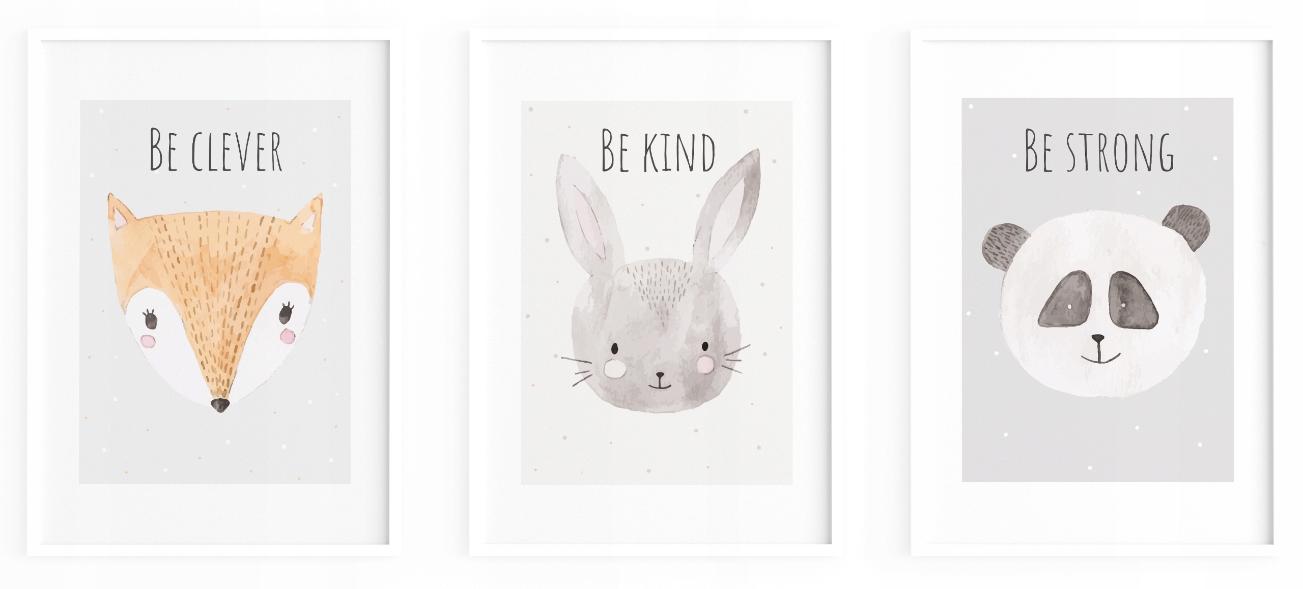 

Plakaty dla Dzieci zestaw A3 - styl skandynawski