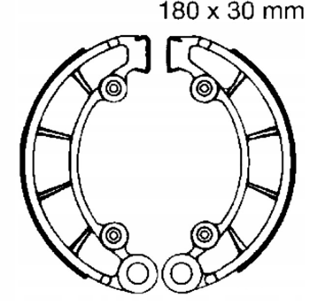 Brzdová Doštička Honda Cb 450 500 Four Twin 550 Supersport