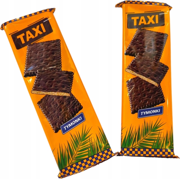 Levně Tymonky Sušenky v polevě s čokoládovou příchutí Taxi 85g 32 kusů