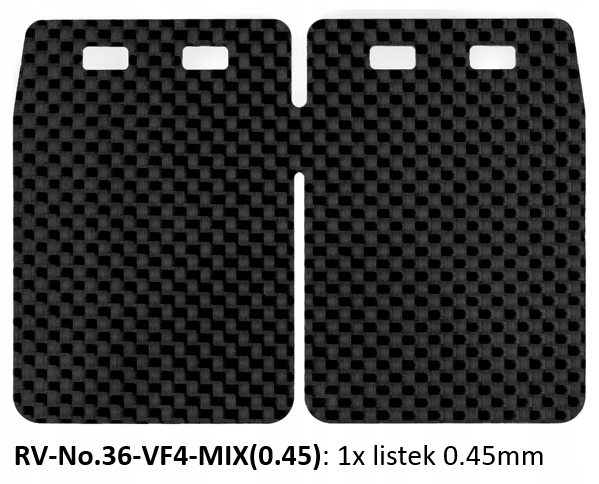 

Vforce 4 64x45.5mm .45mm 1x listek membrany zaworu