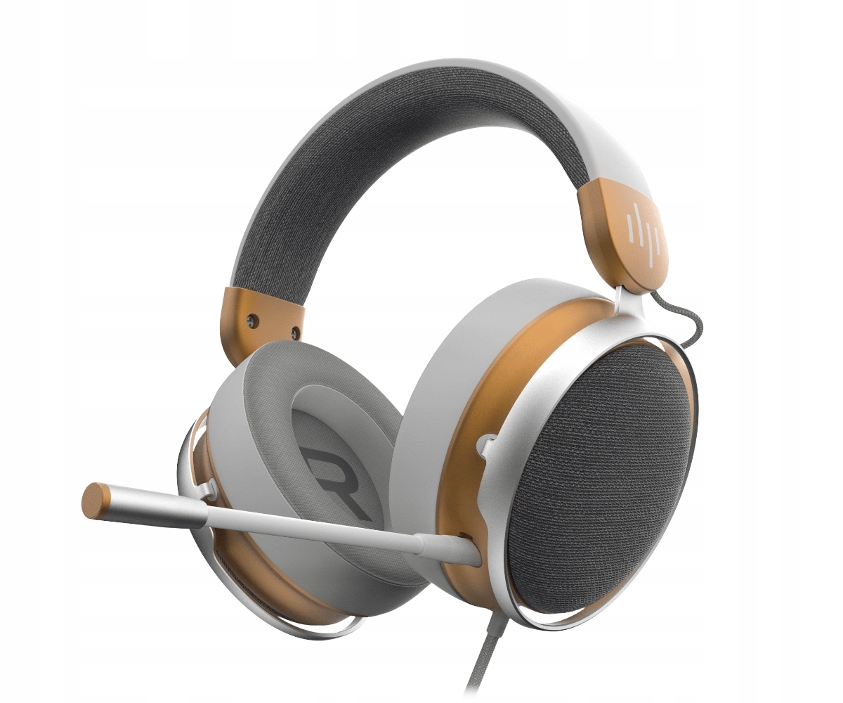 Słuchawki przewodowe nauszne Dark Project Sono Wired Białe